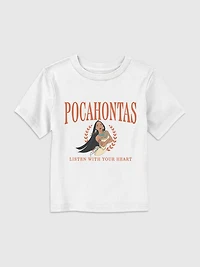Toddler Pocahontas Collegiate Graphic T-Shirt