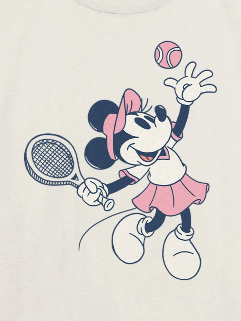 Kids Minnie Mouse Tennis Club Graphic T-Shirt