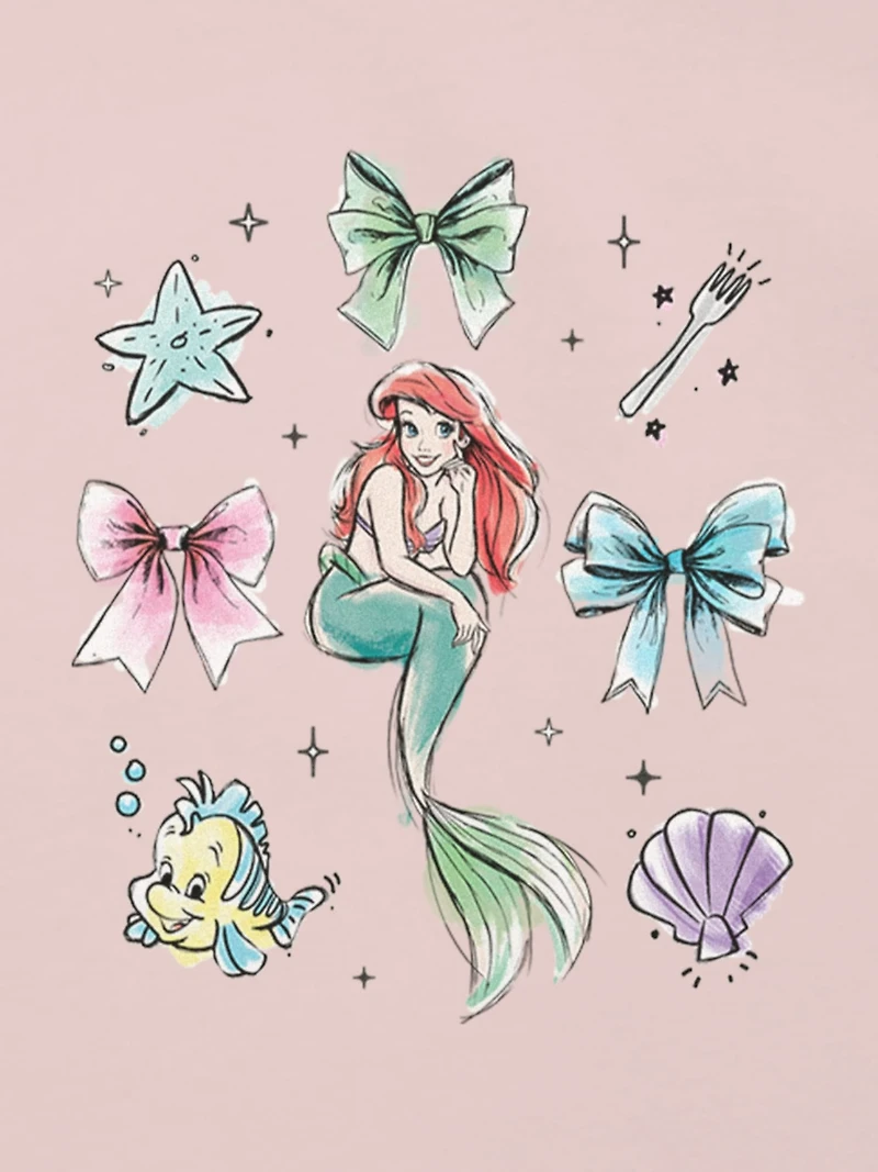 Toddler Ariel Bows Graphic T-Shirt