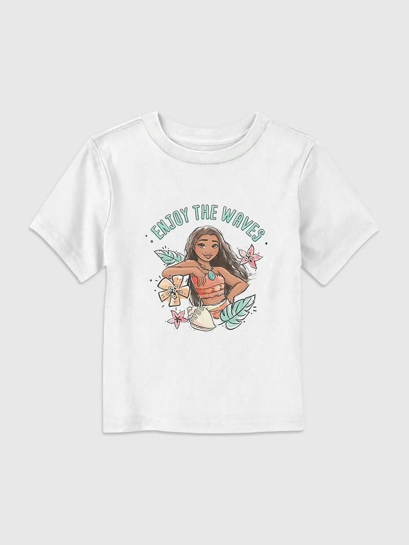 Toddler Moana Waves Graphic T-Shirt