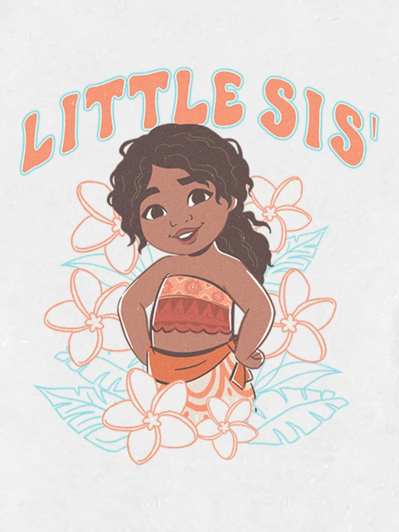 Toddler Moana Lil Sis Graphic T-Shirt