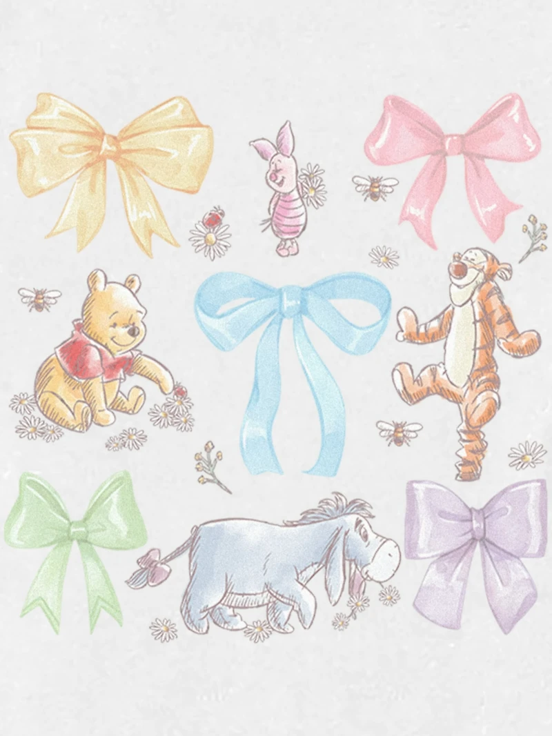 Toddler Winnie the Pooh Bows Graphic T-Shirt