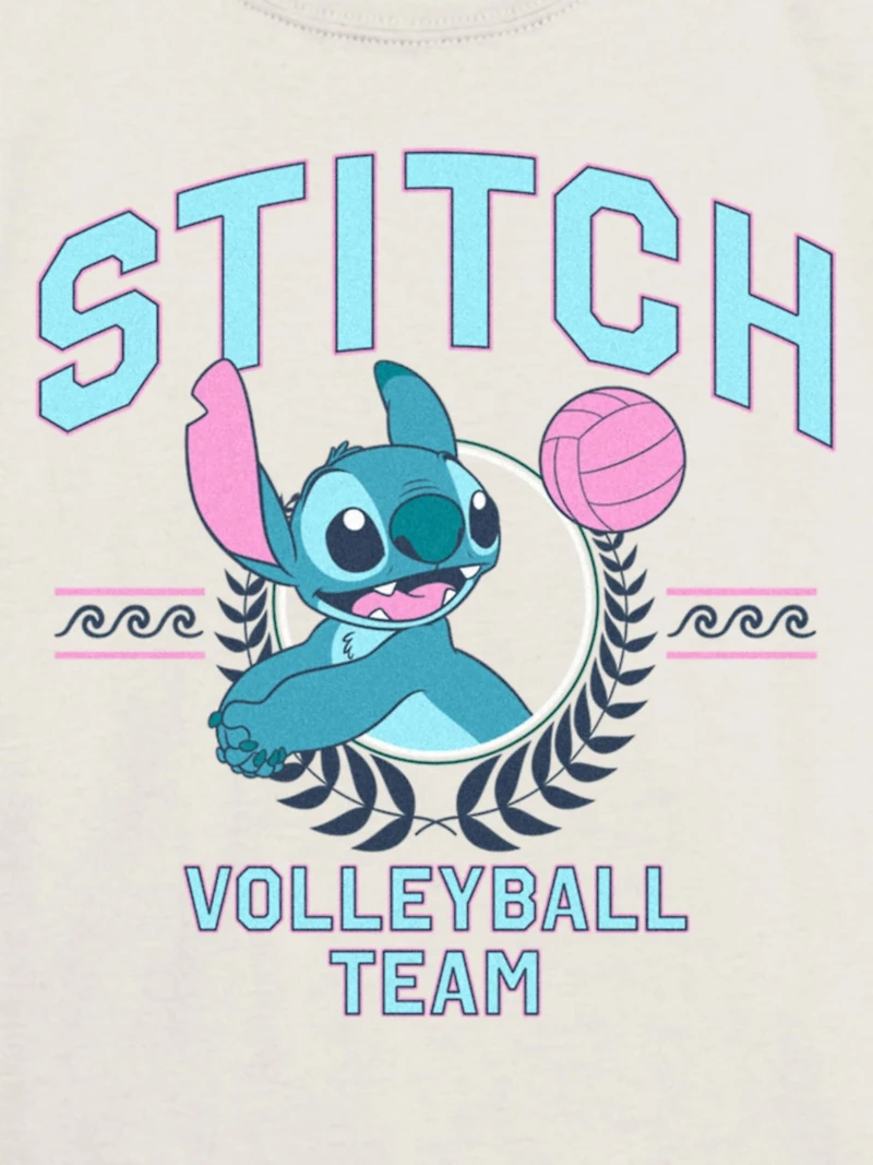 Kids Lilo and Stitch Volleyball Team Graphic T-Shirt