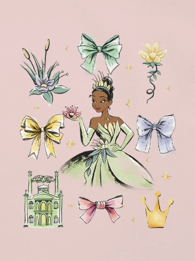 Toddler Tiana Bows Graphic T-Shirt