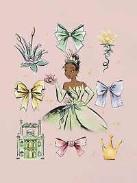 Toddler Tiana Bows Graphic T-Shirt