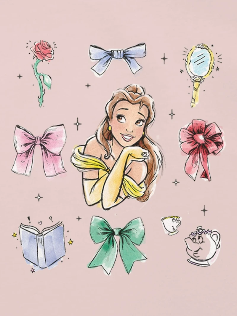 Toddler Belle Bows Graphic T-Shirt
