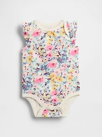 Baby First Favorites Organic Cotton Ruffle Bodysuit