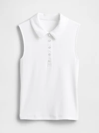 Modern Polo Crop Tank Top