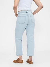 High Rise '90s Slim Straight Crop Jeans