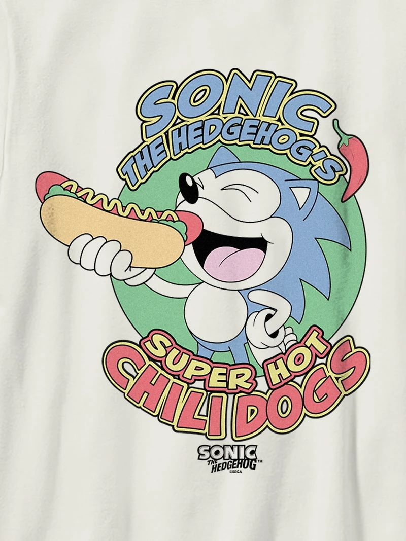 Kids Sonic The Hedgehog Chilidogs Graphic T-Shirt