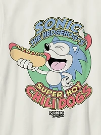 Kids Sonic The Hedgehog Chilidogs Graphic T-Shirt