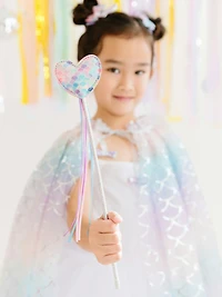 Sweet Wink Mermaid Heart Wand
