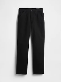 Relaxed Straight Utility Khakis