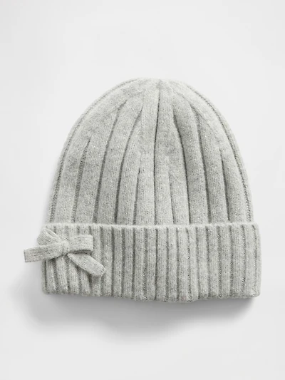 Kids CashSoft Bow Beanie