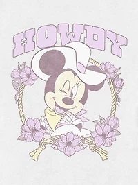 Toddler Minnie Mouse Howdy Floral Graphic T-Shirt