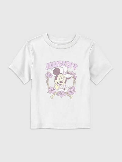 Toddler Minnie Mouse Howdy Floral Graphic T-Shirt