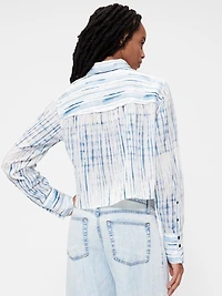 GapStudio Voile Crop Shirt