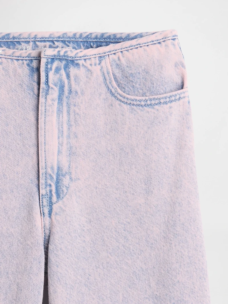 Kids Low Rise Stride Wide-Leg Jeans