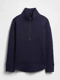 GapFit Quilted Jacquard Half-Zip Pullover