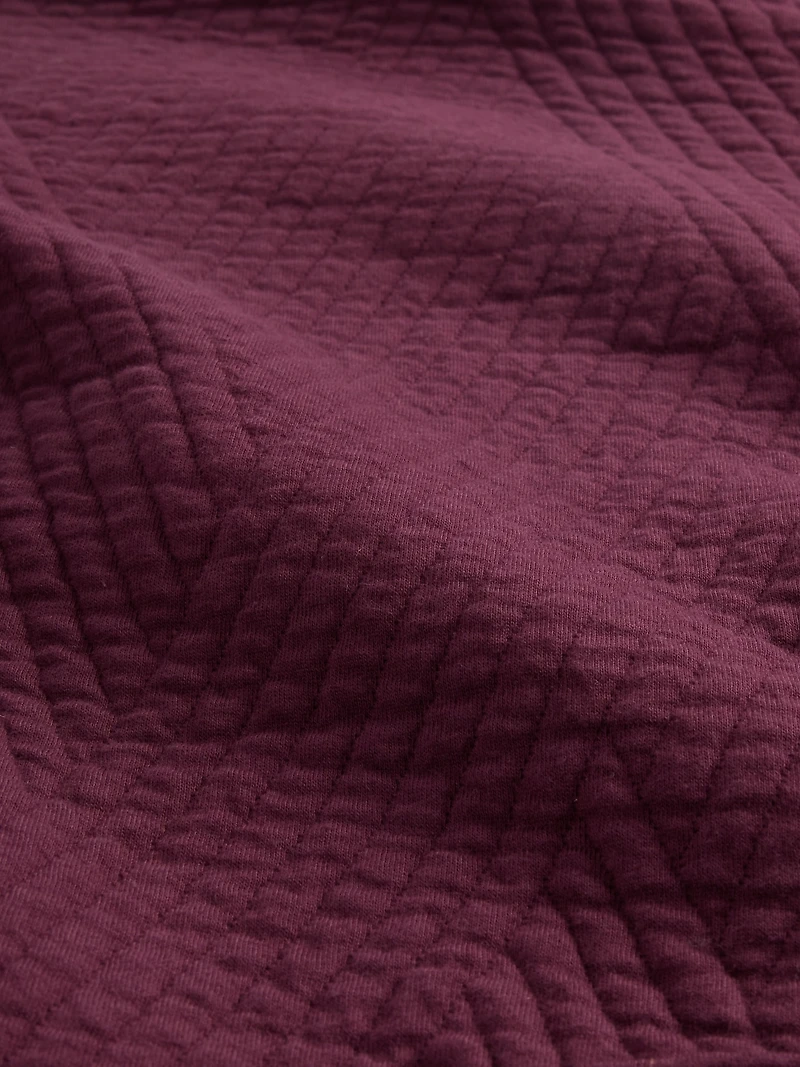 GapFit Quilted Jacquard Half-Zip Pullover