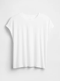 Supima® Cotton Relaxed Crop T-Shirt