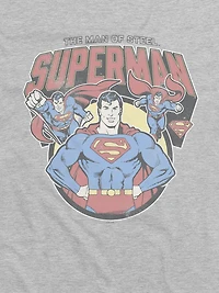 Superman Vintage Hero Pose Graphic T-Shirt