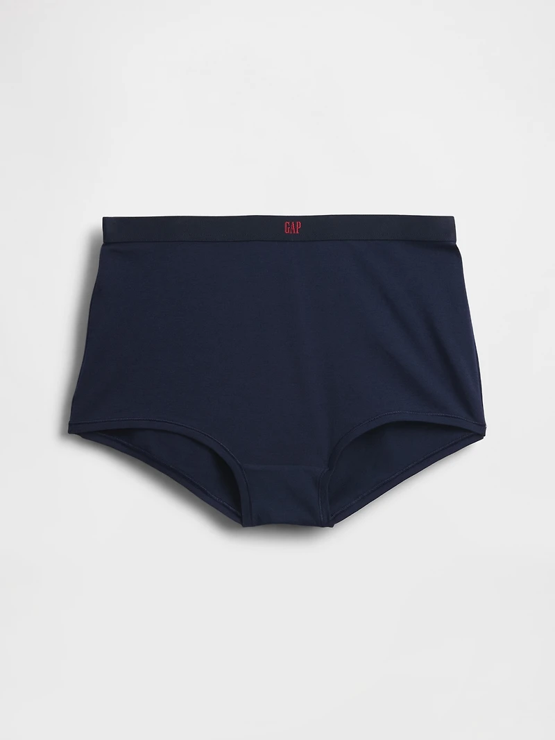 Organic Stretch Cotton High Rise Shorty