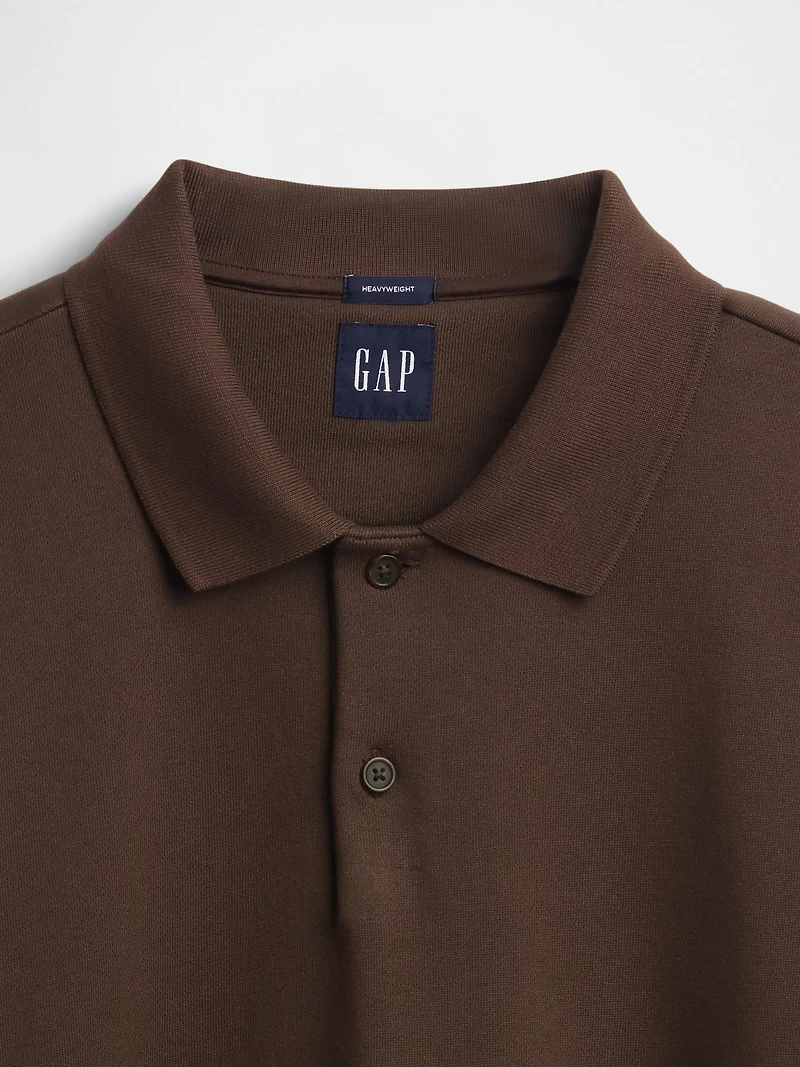 Heavyweight Oversized Polo Sweatshirt