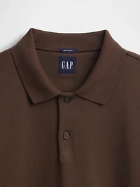 Heavyweight Oversized Polo Sweatshirt