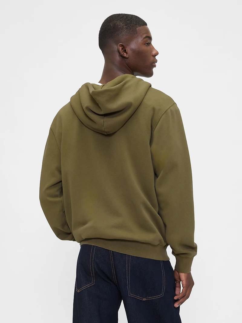 VintageSoft Arch Logo Full-Zip Hoodie