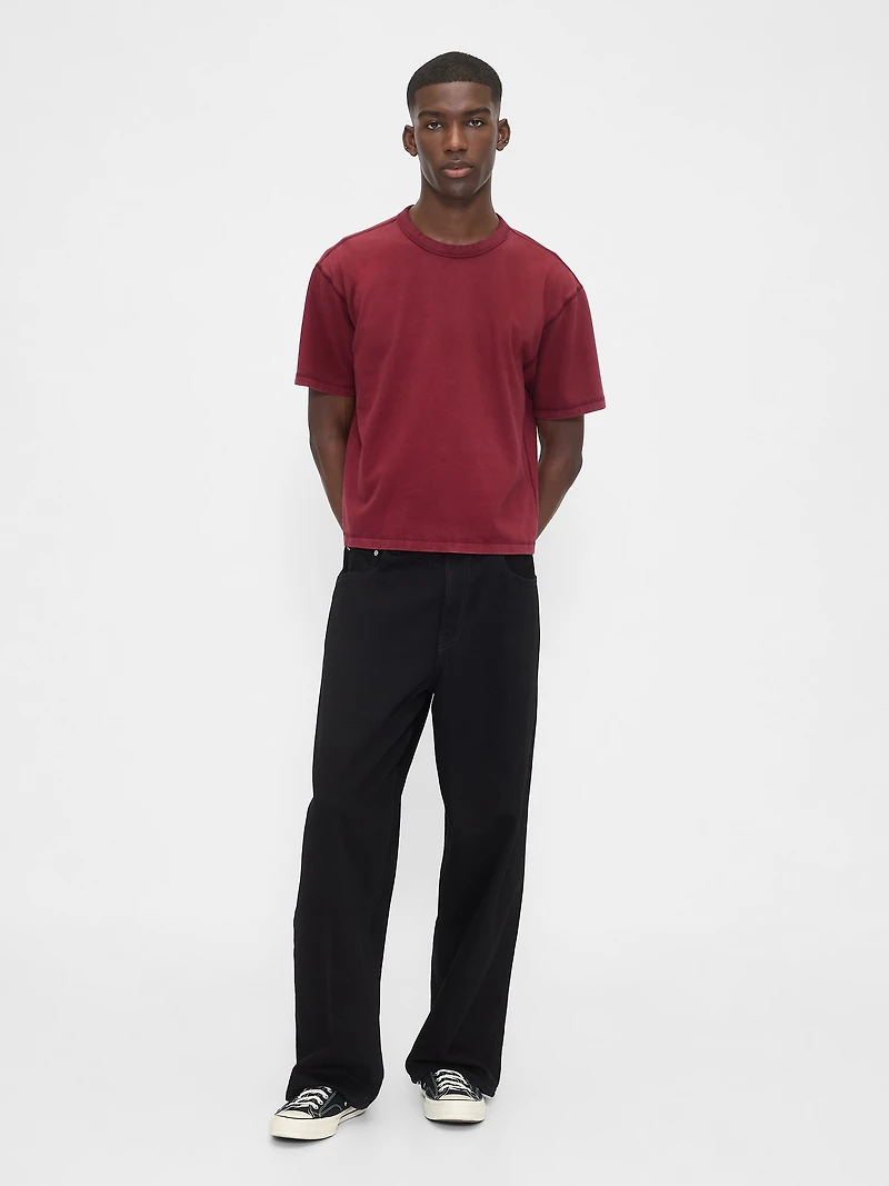 Adult Heavyweight Crop T-Shirt