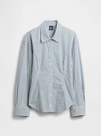 Organic Cotton Poplin Dolman Classic Shirt