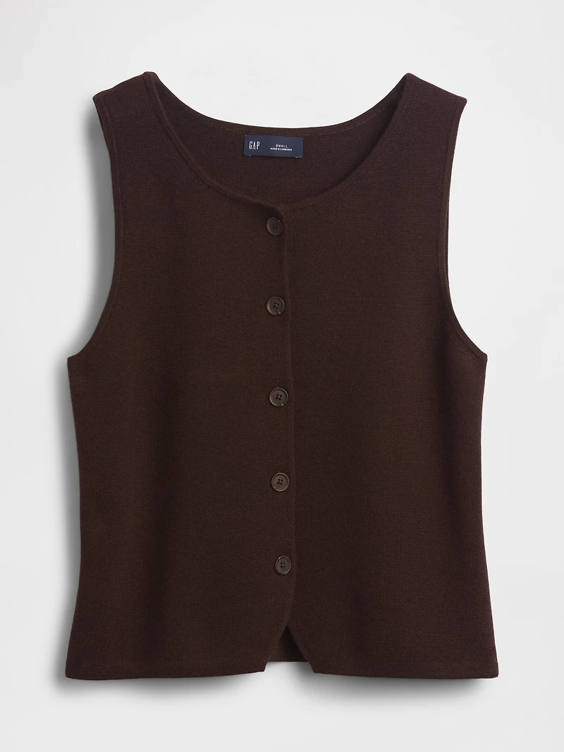 Lightweight CashSoft Tailored Vest