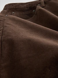 Corduroy Straight Pants
