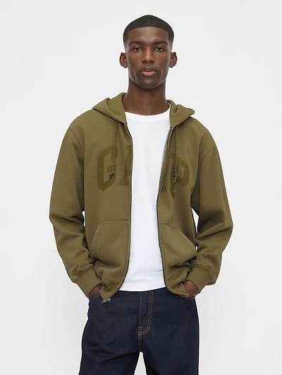 Adult VintageSoft Arch Logo Zip Hoodie