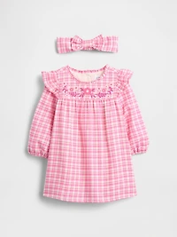 Baby Gingham Dress Set
