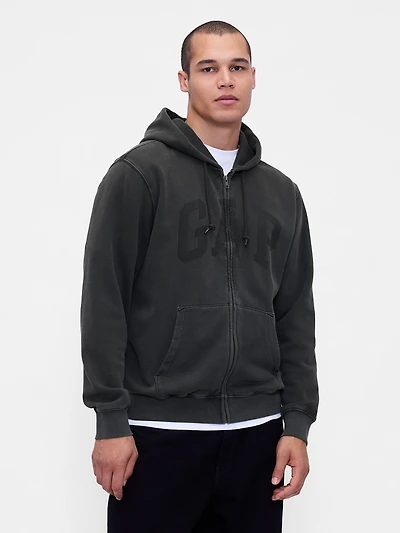 Adult VintageSoft Arch Logo Full-Zip Hoodie