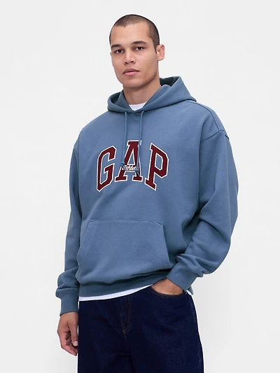Heavyweight Gap Athletic Logo Hoodie