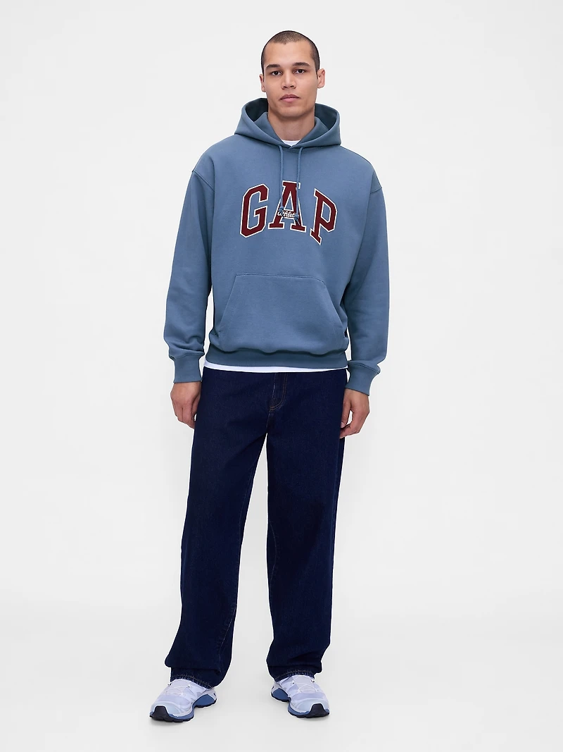 Heavyweight Gap Athletic Logo Hoodie