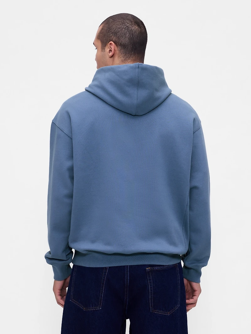 Heavyweight Gap Athletic Logo Hoodie