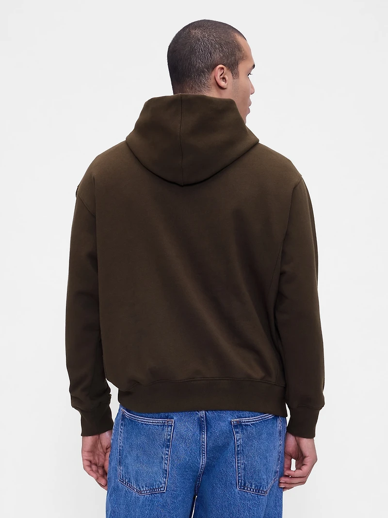 Heavyweight Gap Athletic Logo Hoodie