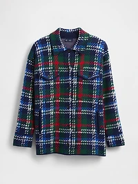 CashSoft Oversized Shirt Jacket