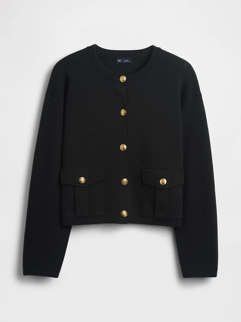 Pocket Cardigan Sweater