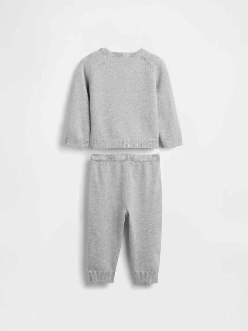 Baby CashSoft Pointelle Outfit Set