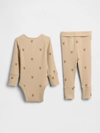 Baby Grow-With-Me TinyRib Outfit Set