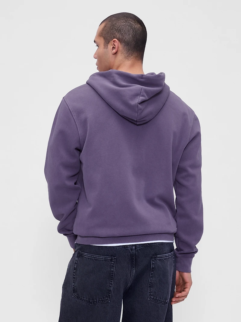 VintageSoft Arch Logo Full-Zip Hoodie