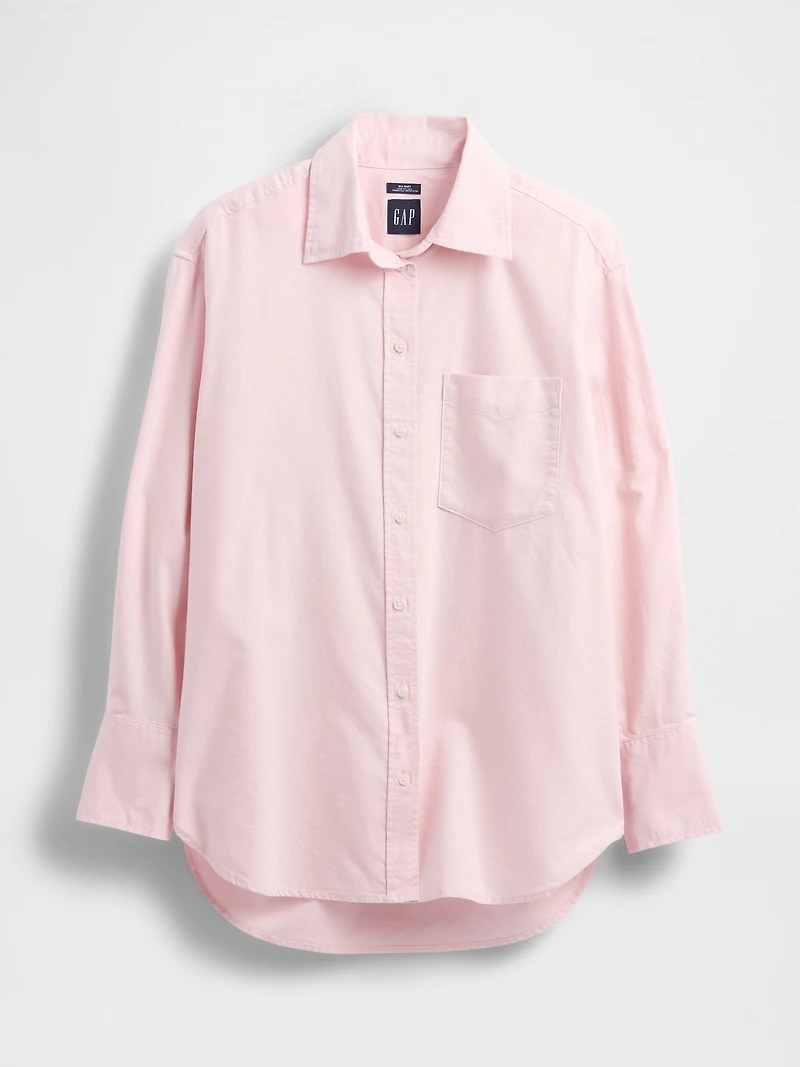 Organic Cotton Oxford Big Shirt