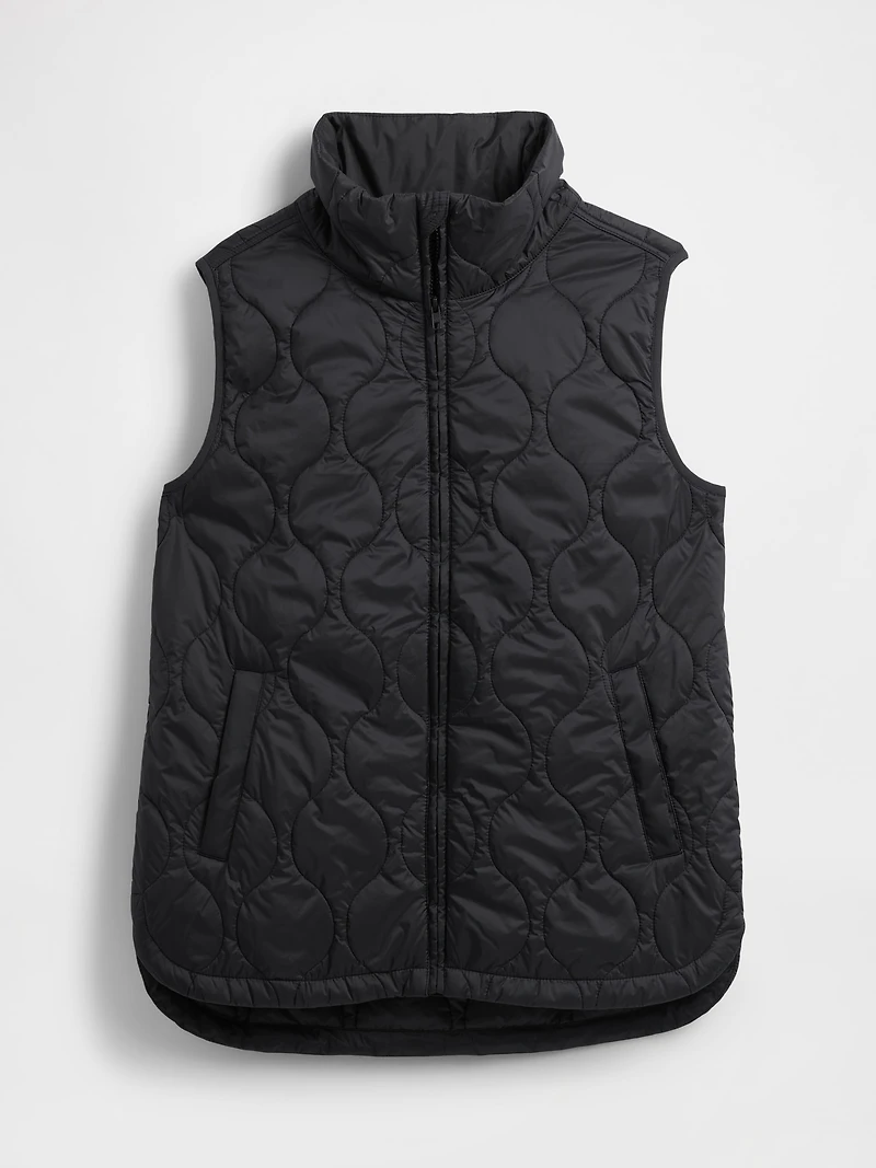 Recycled Lightweight Quilted Puffer Vest