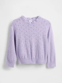 Baby & Toddler CashSoft Pointelle Sweater