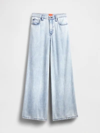 GapStudio Mid Rise Draped Denim Baggy Jeans